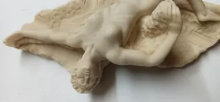 Posacenere statuetta vintage in resina