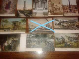 Lotto 10 cartoline anni 60/70 non scritte