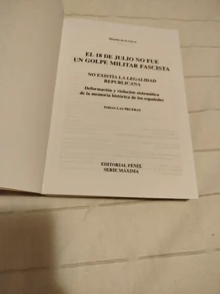 El 18 De Julio No Fue Un Golpe Militar Fascista...