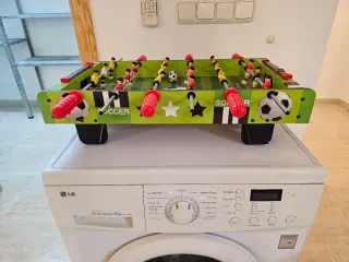 Futbolín infantil con 2 bolas