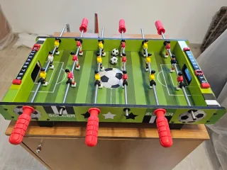 Futbolín infantil con 2 bolas