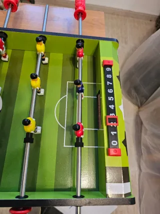 Futbolín infantil con 2 bolas