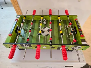 Futbolín infantil con 2 bolas