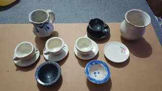Miniature di porcellana dipinta