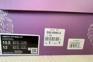 Zapatillas Basket Nike Lebron Witness VIII  rojo