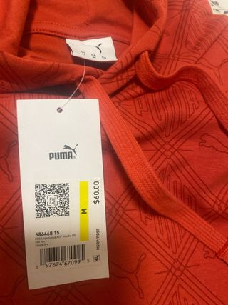 Conjunto Puma S/M Rojo Nuevo con Etiquetas