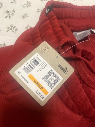 Conjunto Puma S/M Rojo Nuevo con Etiquetas