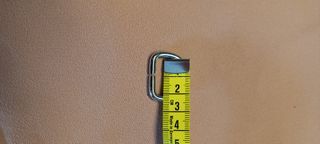 Stock 110 anelle in metallo di colore argento