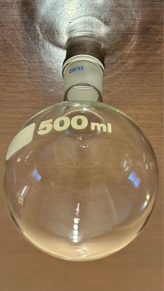 Matraz fondo redondo 500ml 29/32