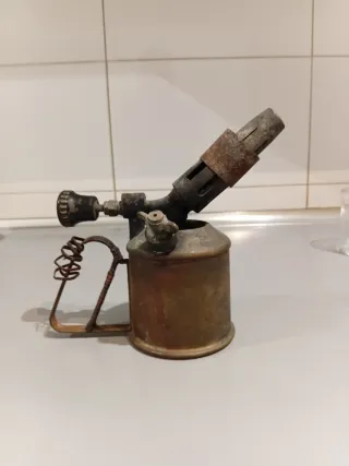 Soplete antiguo de latón