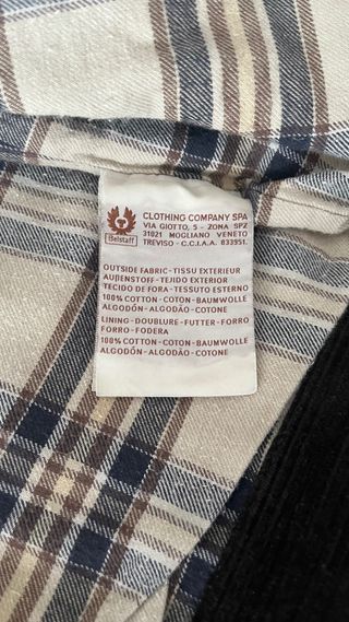 Cazadora Belstaff Caballero Marrón Corta GOLD