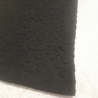 Vestido negro manga corta