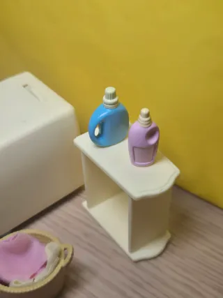 Sylvanian Families Lavatrice e Cesto Biancheria