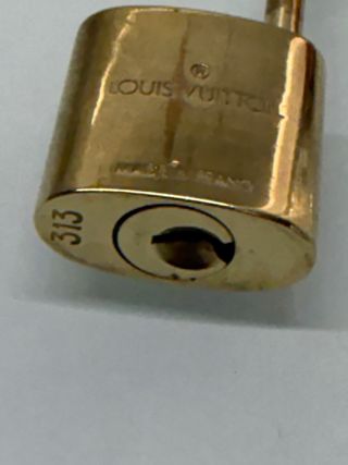 Lucchetto Louis Vuitton con chiave 313