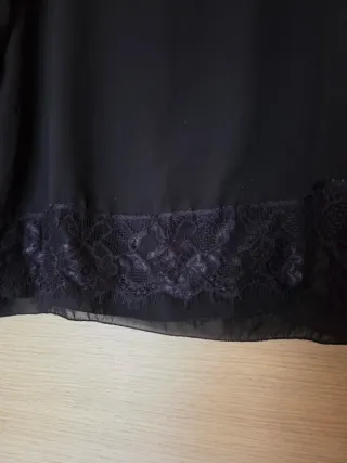 2 Bluse Eleganti Nere Multicolore Taglia Unica