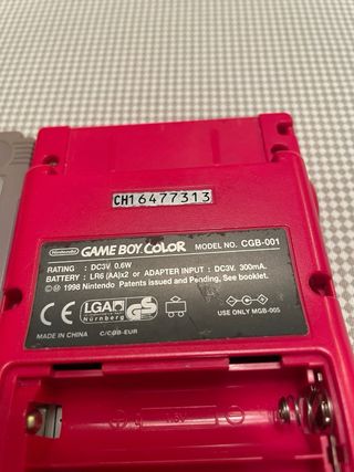 Nintendo Game Boy Color Rosa