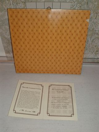 Cromolitografia foglia oro Marcello Cassinari