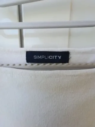 Suéter de punto  en blanco Manga 3/4