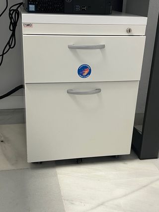 Cajonera de oficina FAMO blanca