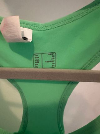 Camiseta deportiva Domyos verde mujer