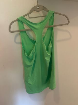 Camiseta deportiva Domyos verde mujer