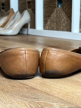 Bailarinas Tory Burch Piel Marrón Logo