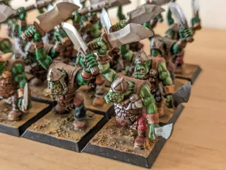 Warhammer Orc Warriors Boyz Mob