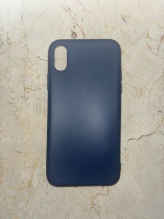 Custodia iPhone XS Blu Navy