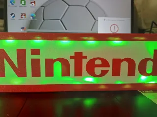 Lámpara LED Nintendo-juego-consolas