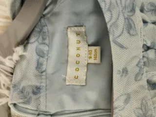 Vestido niña floral azul talla 9/10 COCONUT