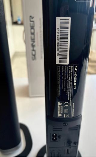 Barra de Sonido Schneider 2 en 1 Bluetooth modular