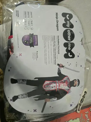 Disfraz Ninja Dragón My Other Me Talla 5-6 Años