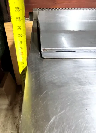 Plancha industrial de gas