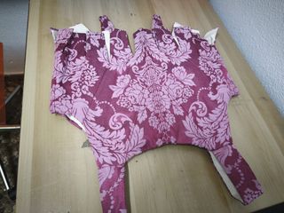 Traje Regional Huertana Morado y Blanco