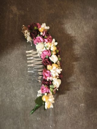 Traje Regional Huertana Morado y Blanco