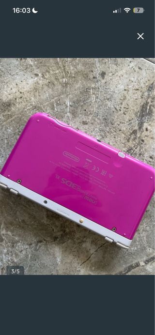 Nintendo 3DS XL Rosa y Blanca