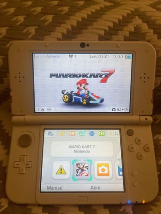 Nintendo 3DS XL Rosa y Blanca