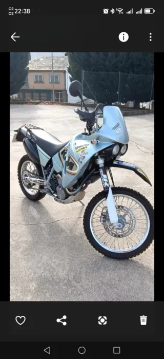 KTM 640 Adventure Azul