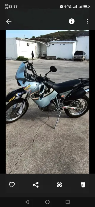 KTM 640 Adventure Azul