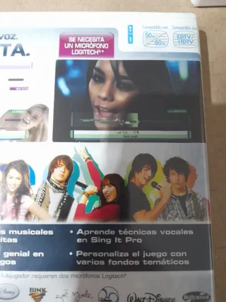 🇪🇦 Lote Juegos Wii Disney Sing It + Micrófono