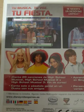 🇪🇦 Lote Juegos Wii Disney Sing It + Micrófono