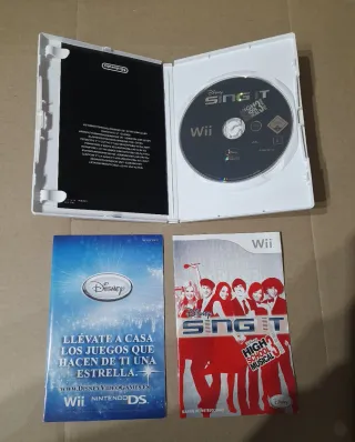🇪🇦 Lote Juegos Wii Disney Sing It + Micrófono
