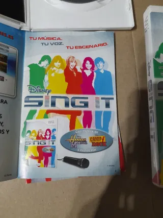 🇪🇦 Lote Juegos Wii Disney Sing It + Micrófono