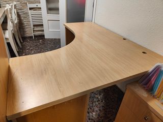 Mesa Escritorio L con Cajonera