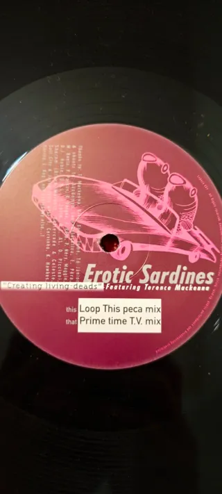Vinilo Erotic Sardines Ft. Terence Mackenna