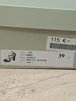 Sandalias Eva Moon Morado Mujer