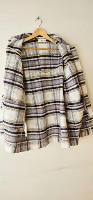 Sobrecamisa cuadros Mango T.M