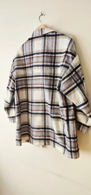 Sobrecamisa cuadros Mango T.M