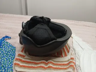 Casco negro para esquí/snowboard