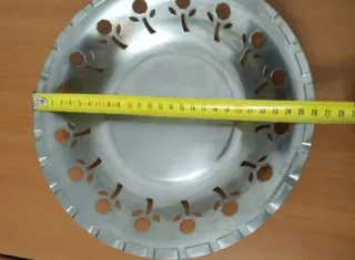 Frutero de metal de 26 cm